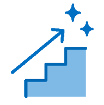 キャリアアップ、研修アイコン