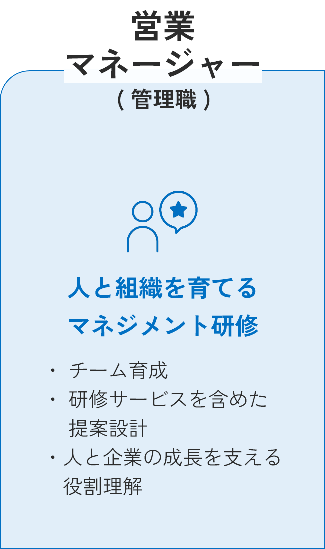 営業マネージャー( 管理職 )