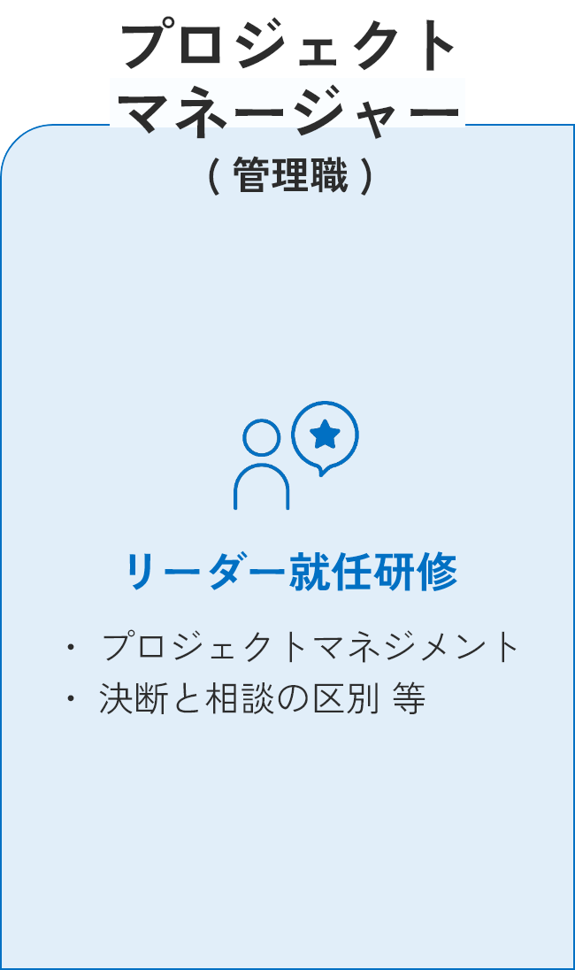 プロジェクトマネージャー( 管理職 )